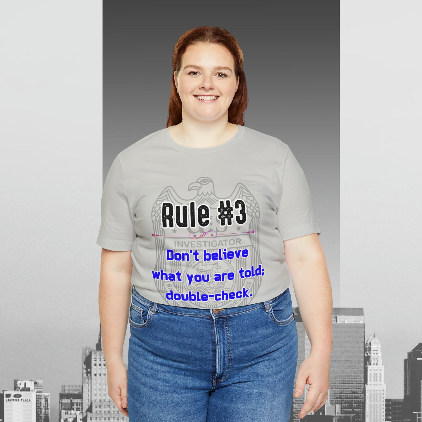 Rules of Gibbs #3 Don't Believe what you are told Unisex Jersey Short Sleeve Tee