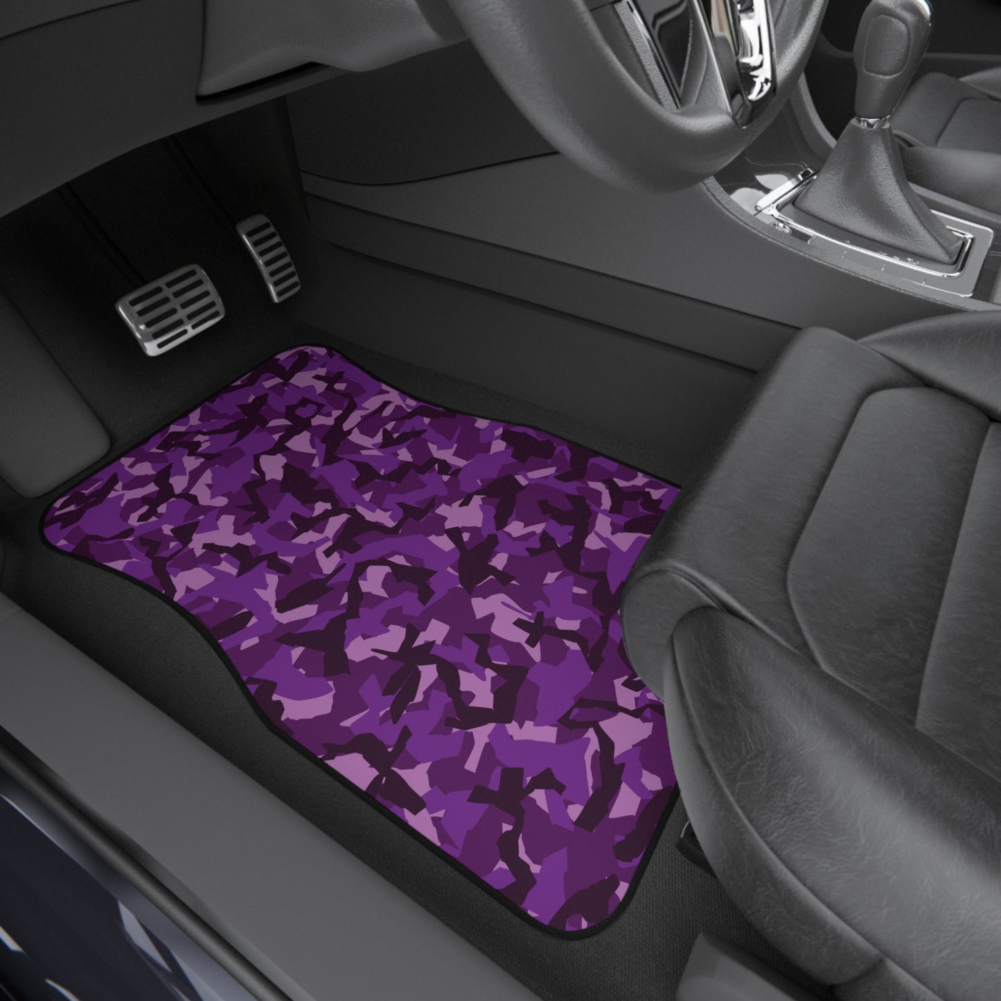 Purple Camo Car Mats (Set of 4)