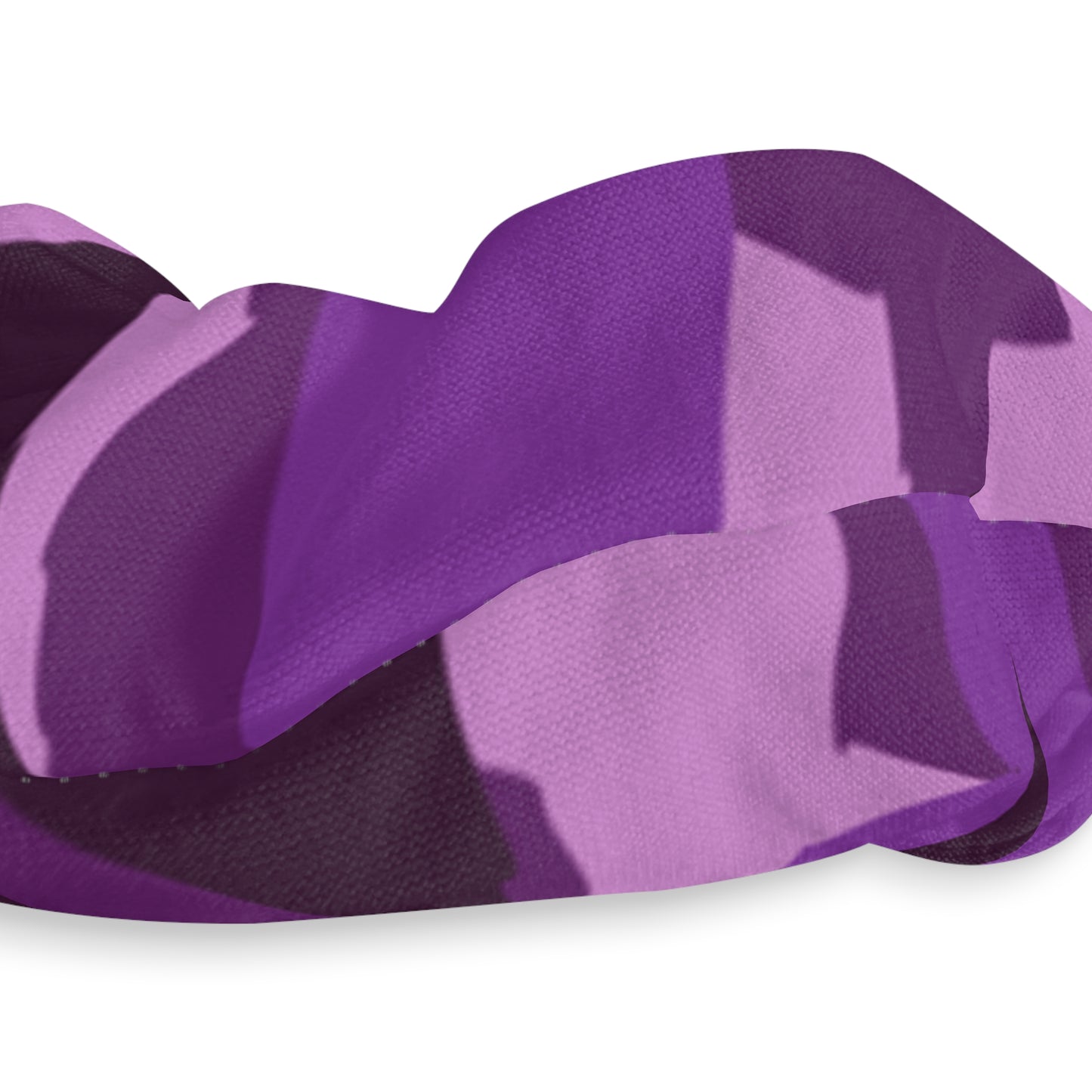 Purple Camo Scrunchie