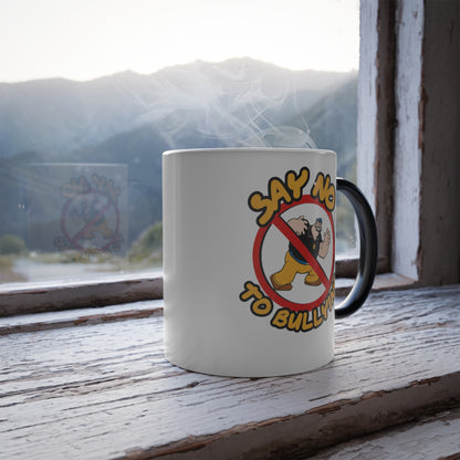 Popeye's Bluto Say no to Bullying/ Color Morphing Mug, 11oz