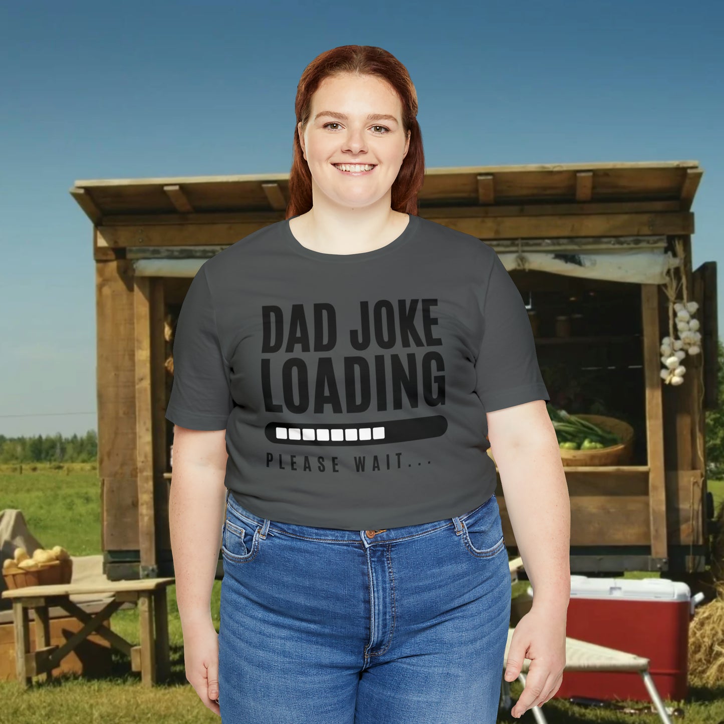 Dad Joke Loading Please Wait / Unisex Jersey Short Sleeve Tee