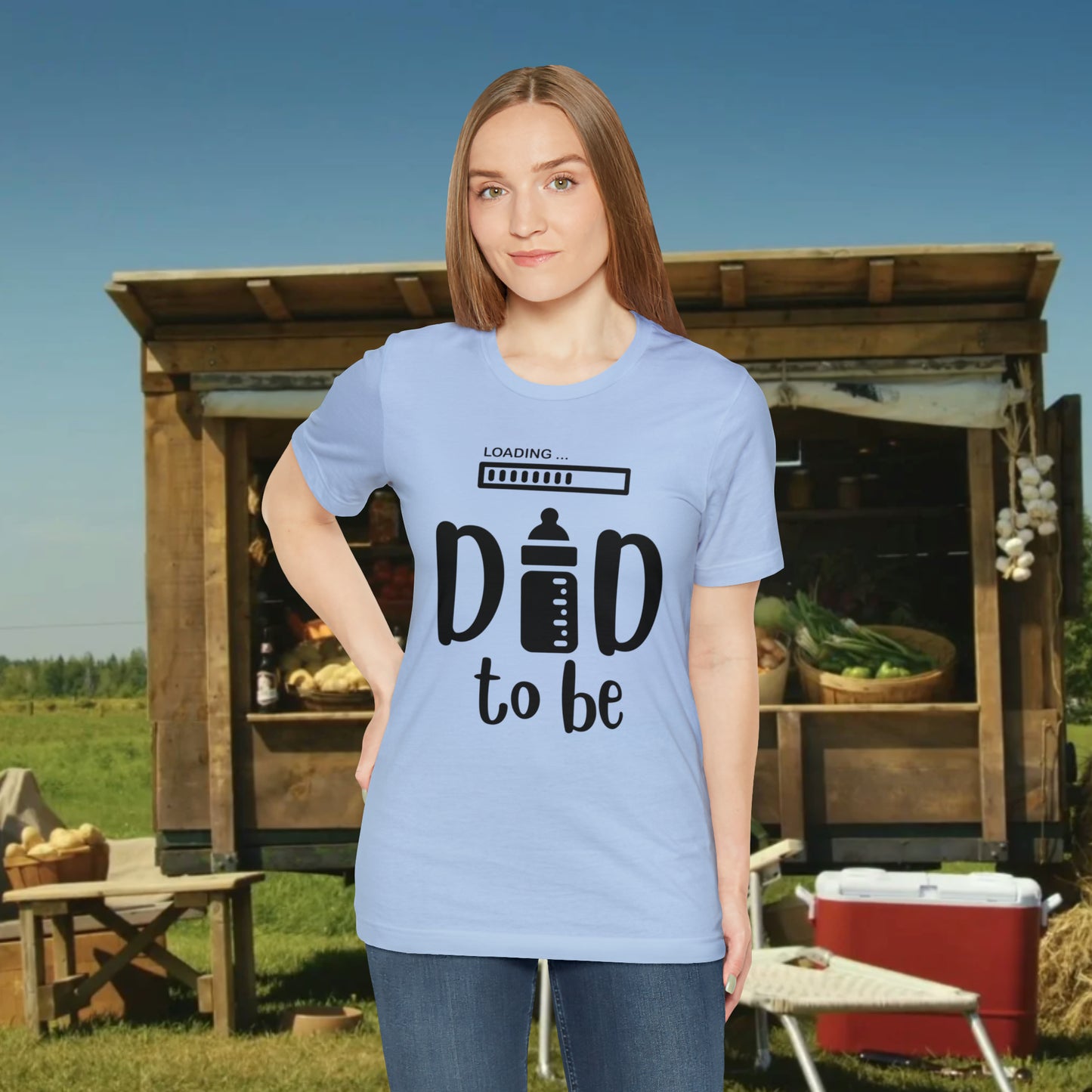 Dad To BE/ Unisex Jersey Short Sleeve Tee