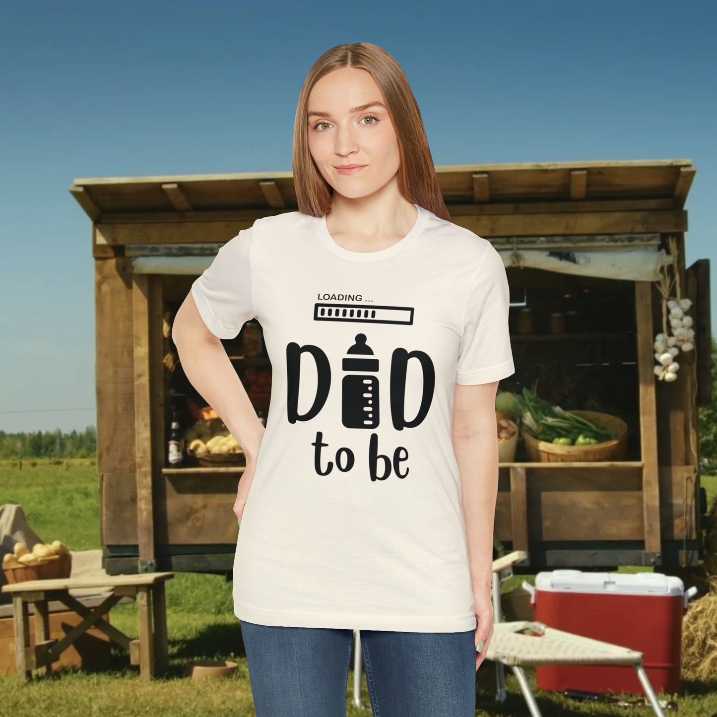 Dad To BE/ Unisex Jersey Short Sleeve Tee