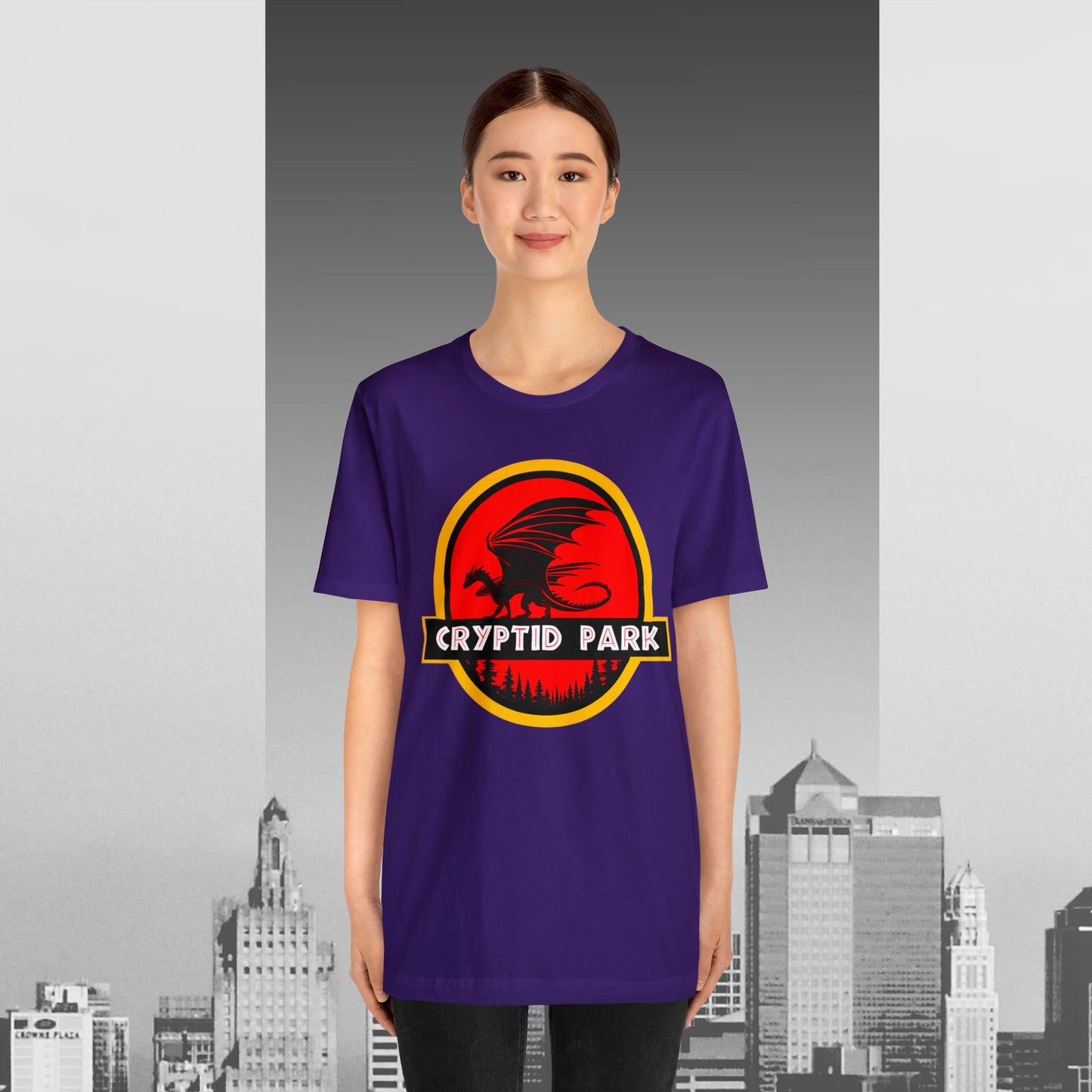 Cryptid Park Series Present The Dragon Unisex Jersey Short Sleeve Tee