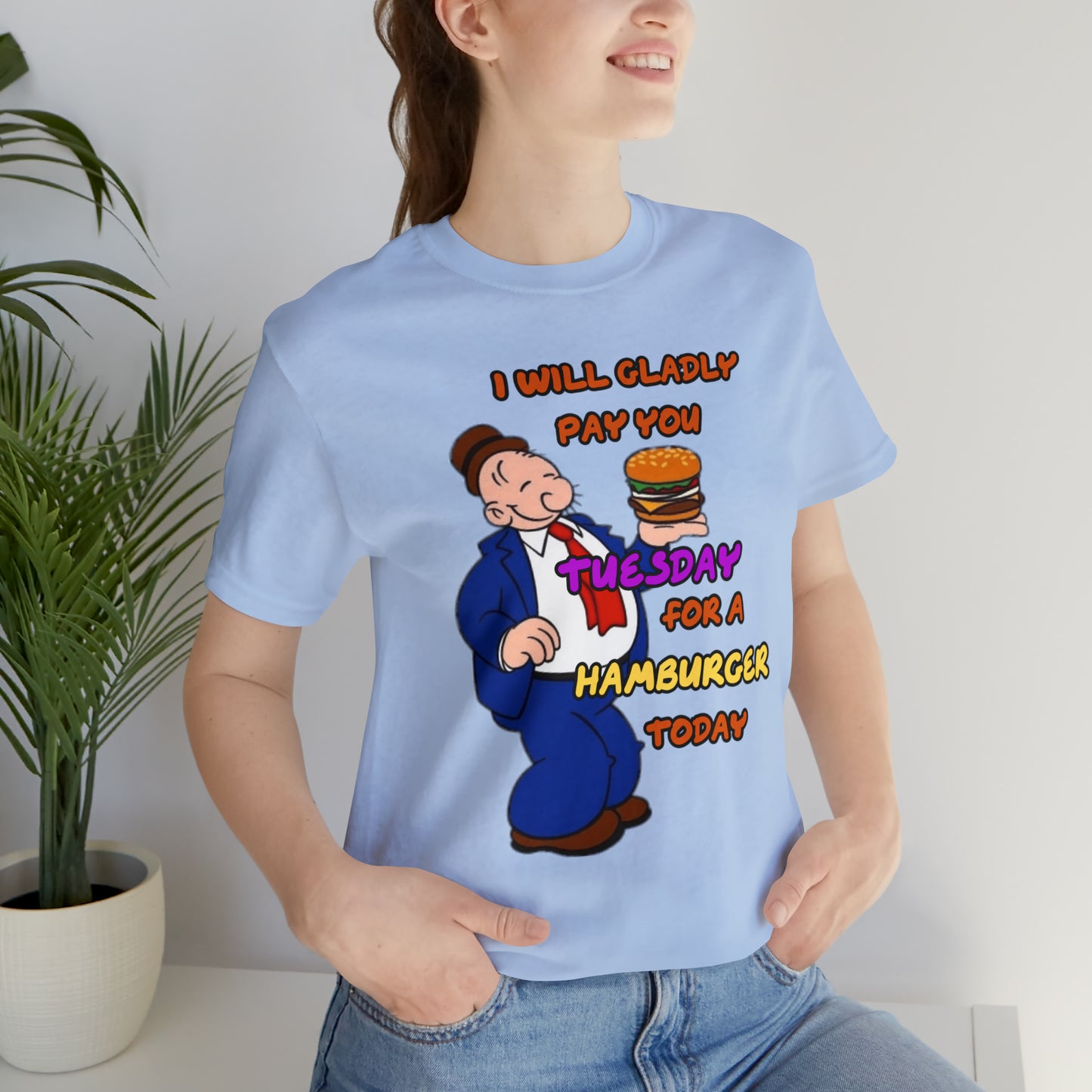 Popeye's Friend Wimpy/Unisex Jersey Short Sleeve Tee