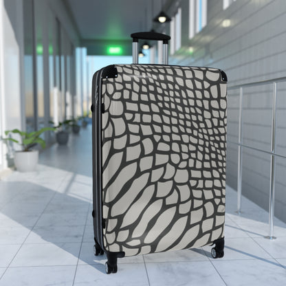 Snakeskin Print Suitcase