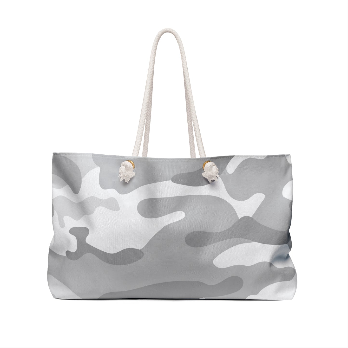 Grey Camo Weekender Bag