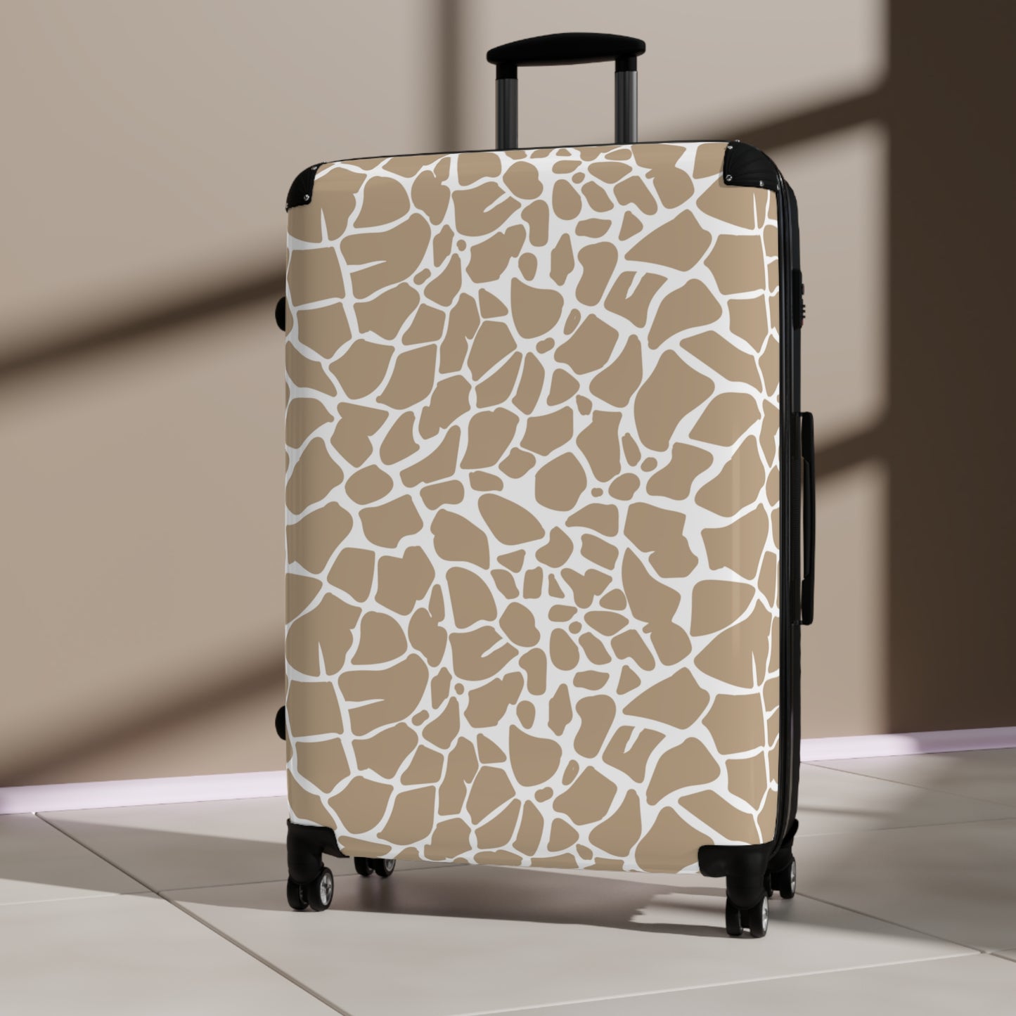 Giraffe Print Suitcase