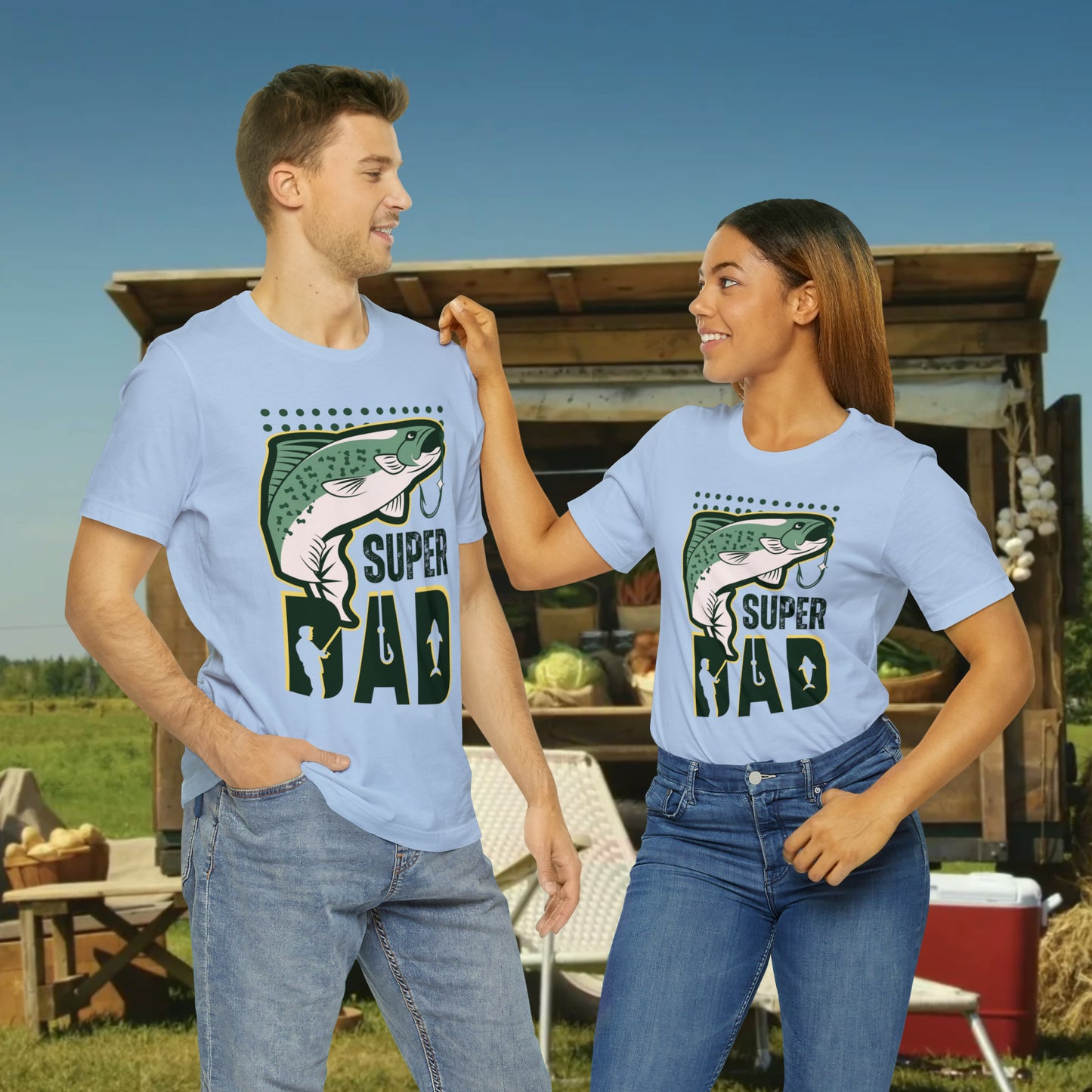 Super Dad/ Unisex Jersey Short Sleeve Tee