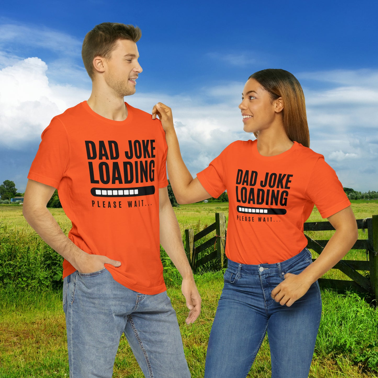 Dad Joke Loading Please Wait / Unisex Jersey Short Sleeve Tee