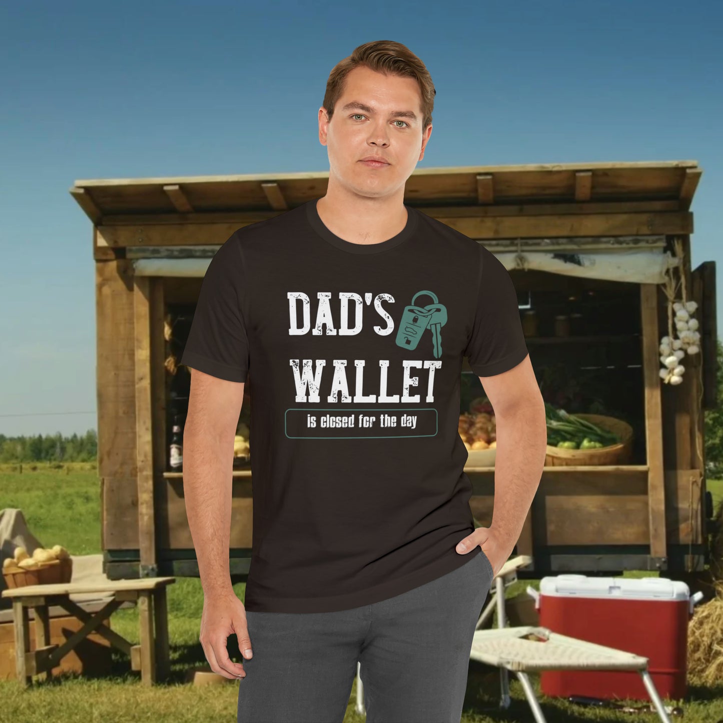 Dad's Wallet Is Closed For the Day /Unisex Jersey Short Sleeve Tee