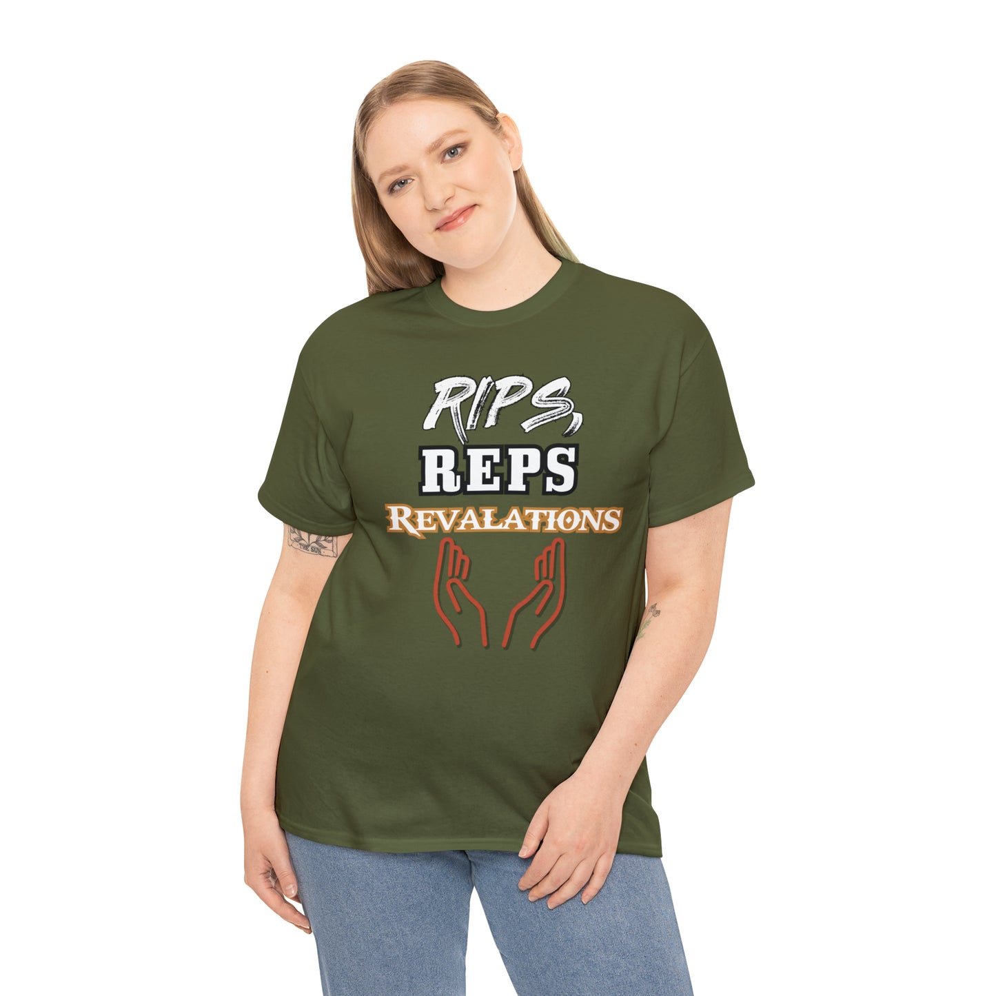 Rips, Reps & Revalations/Unisex Heavy Cotton Tee