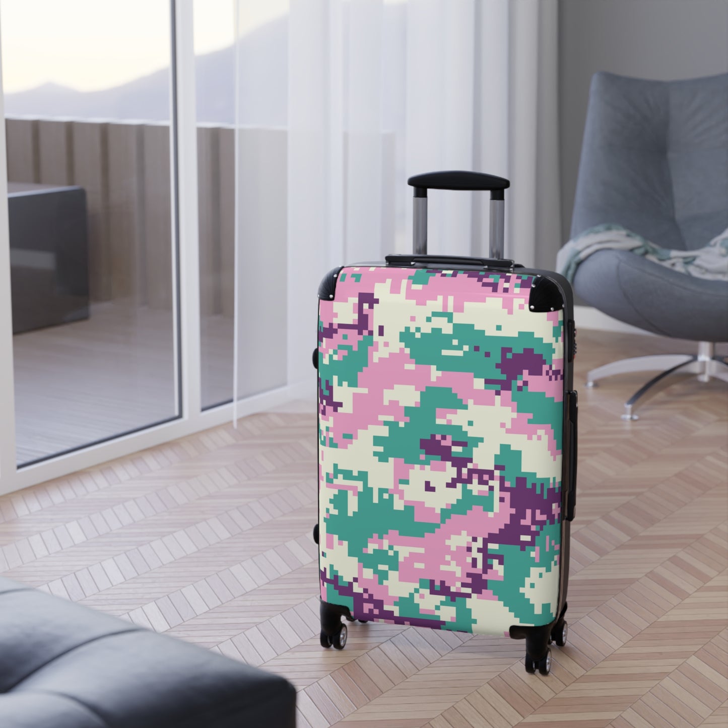 Digital Camo Suitcase