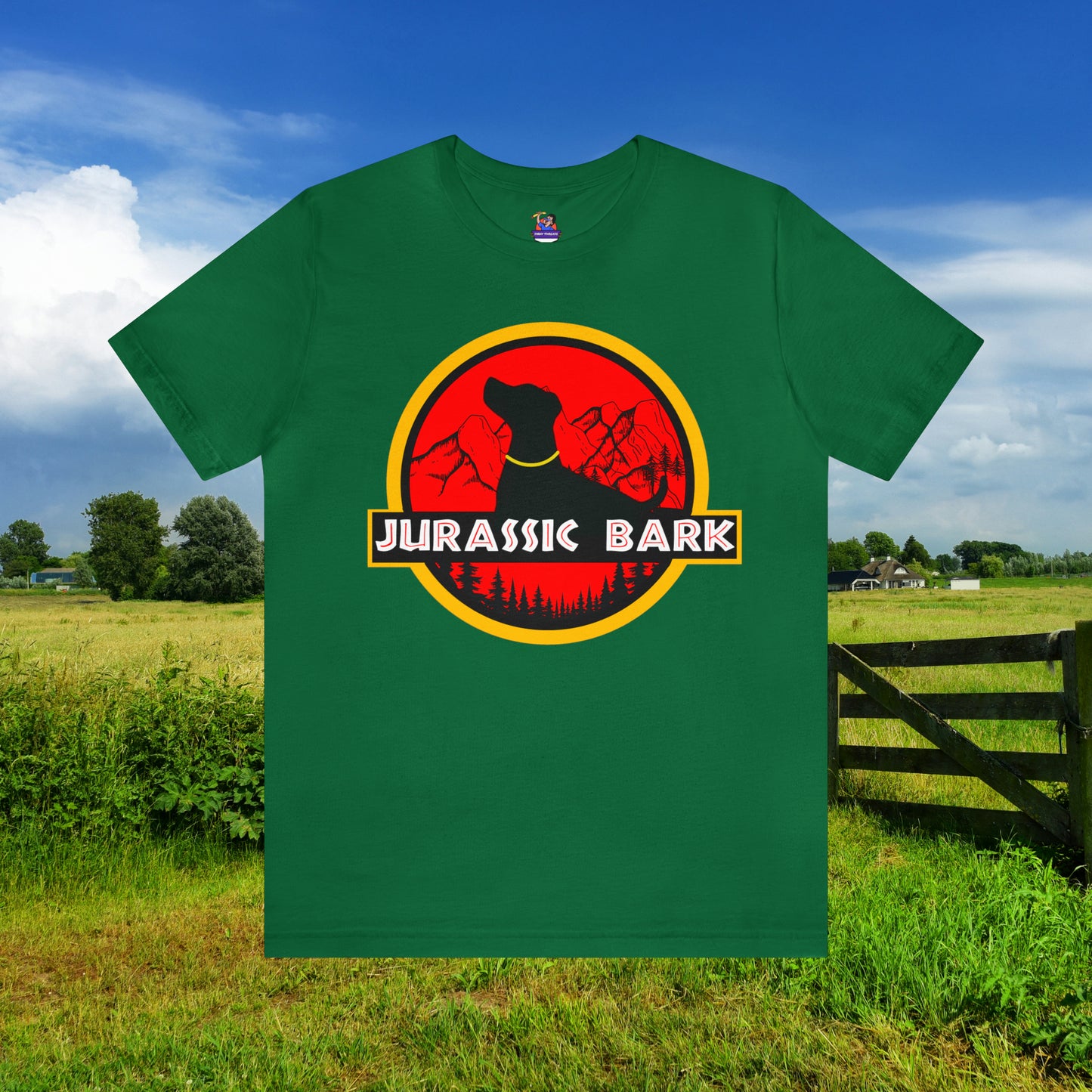 Jurassic Bark Labrador, Retriever Custom Unisex Jersey Short Sleeve Tee