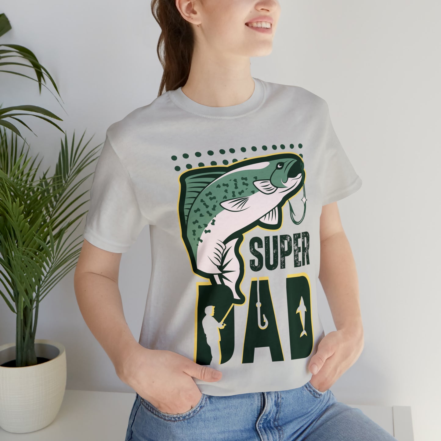 Super Dad/ Unisex Jersey Short Sleeve Tee