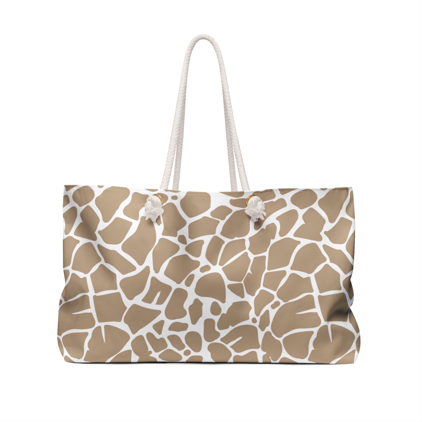 Giraffe Print Weekender Bag