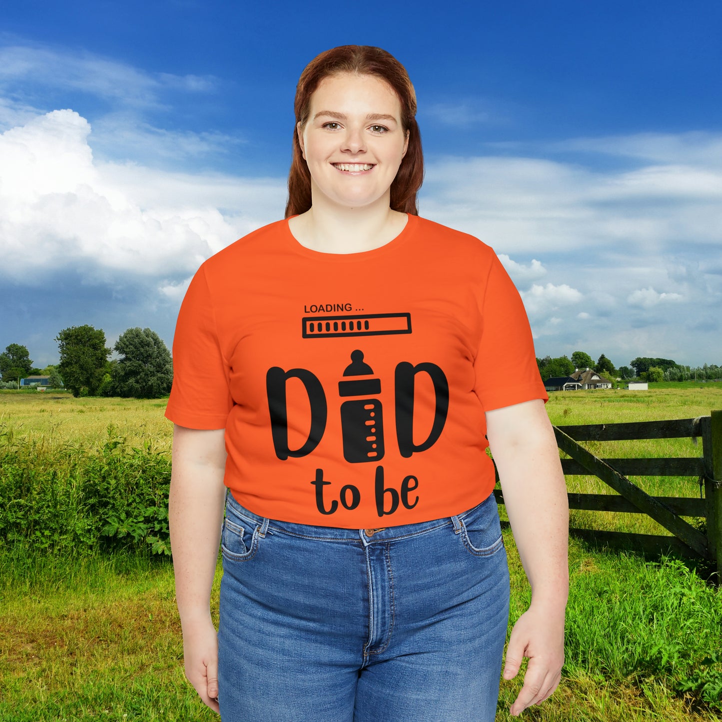 Dad To BE/ Unisex Jersey Short Sleeve Tee