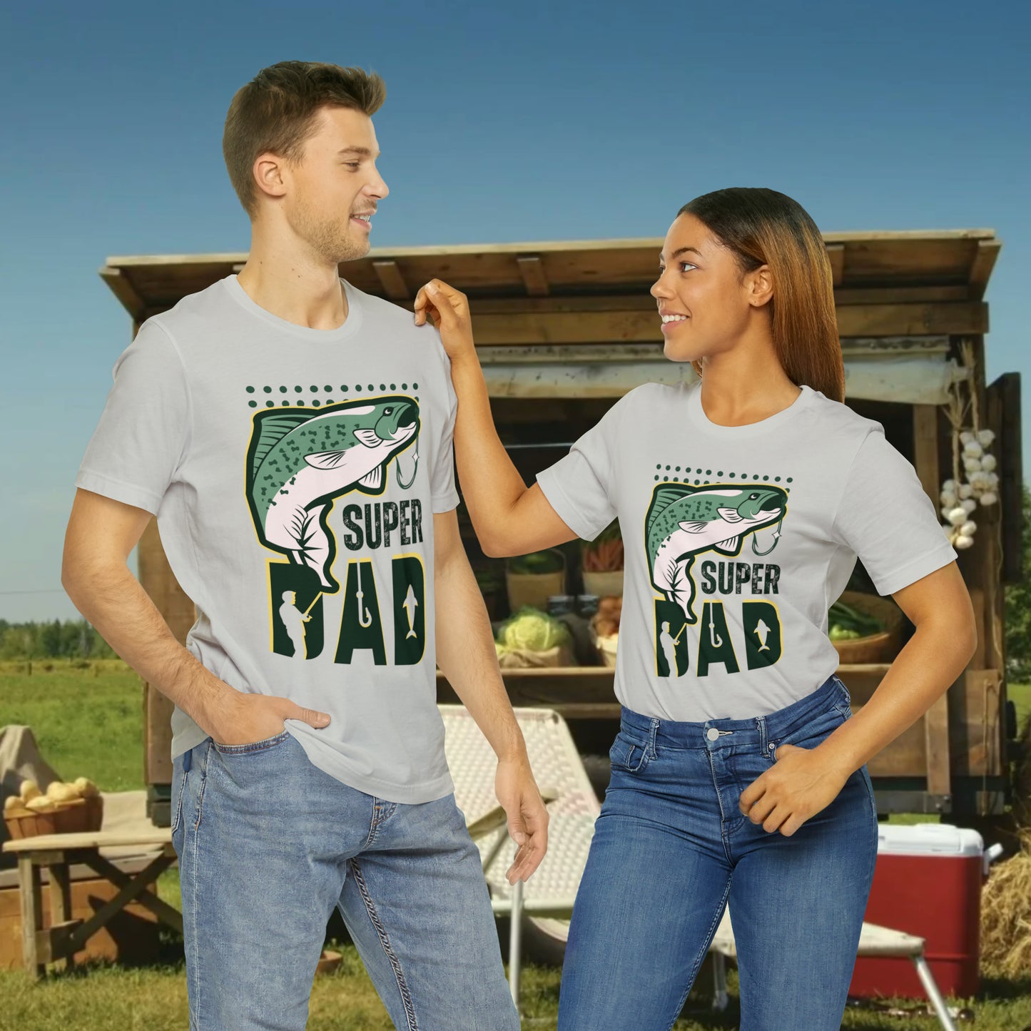 Super Dad/ Unisex Jersey Short Sleeve Tee