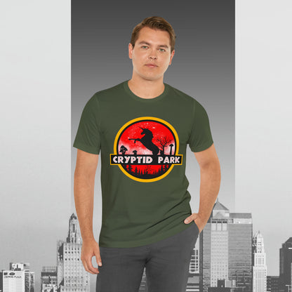 Cryptid Park Series Present The Unicorn Unisex Jersey Short Sleeve Tee