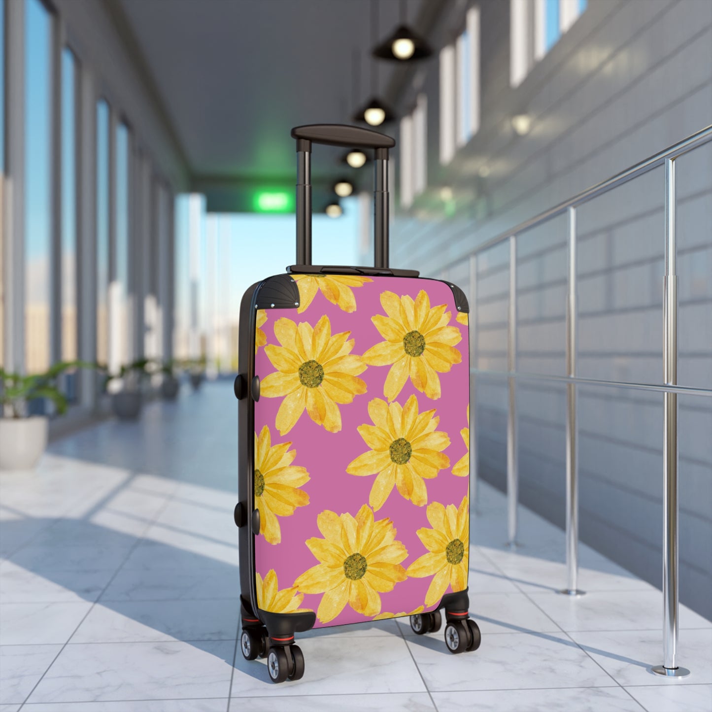 Flower Print Suitcase