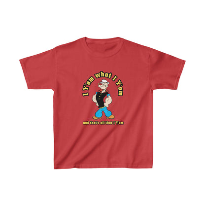Popeye's I Y'am what I Y'am Kids Heavy Cotton Tee