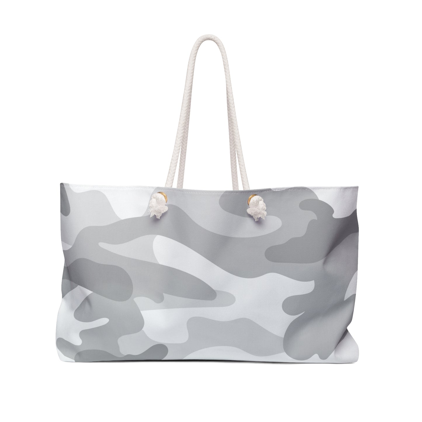 Grey Camo Weekender Bag