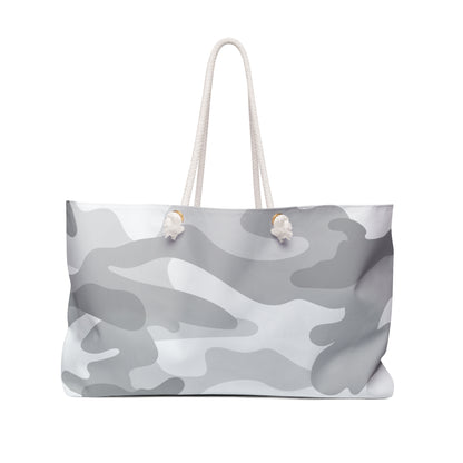 Grey Camo Weekender Bag