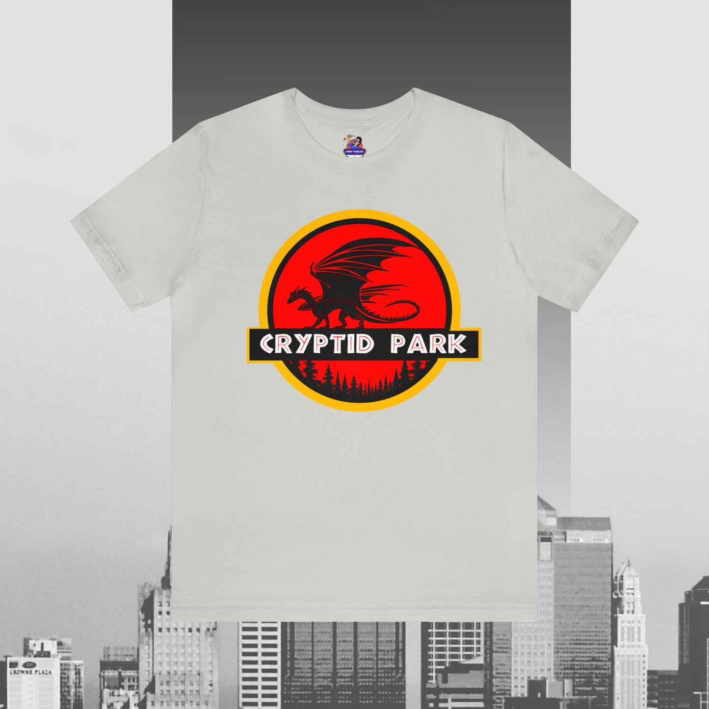 Cryptid Park Series Present The Dragon Unisex Jersey Short Sleeve Tee