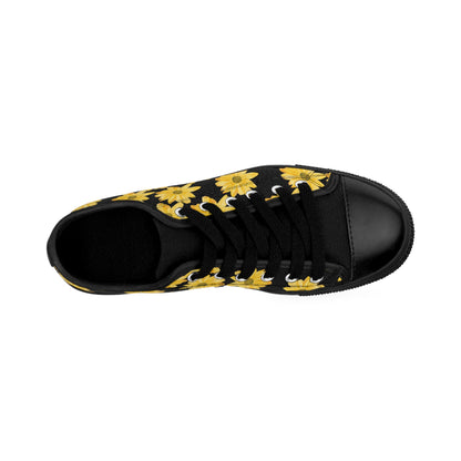 Flower Print Women's Sneakers