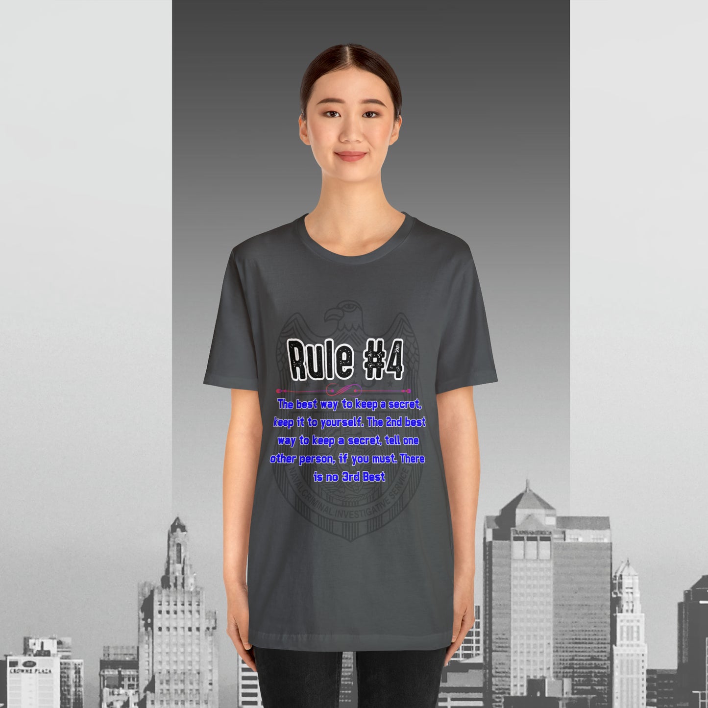 Rules of Gibbs #4 If you have a secret Keep it to yourself Unisex Jersey Short Sleeve Tee