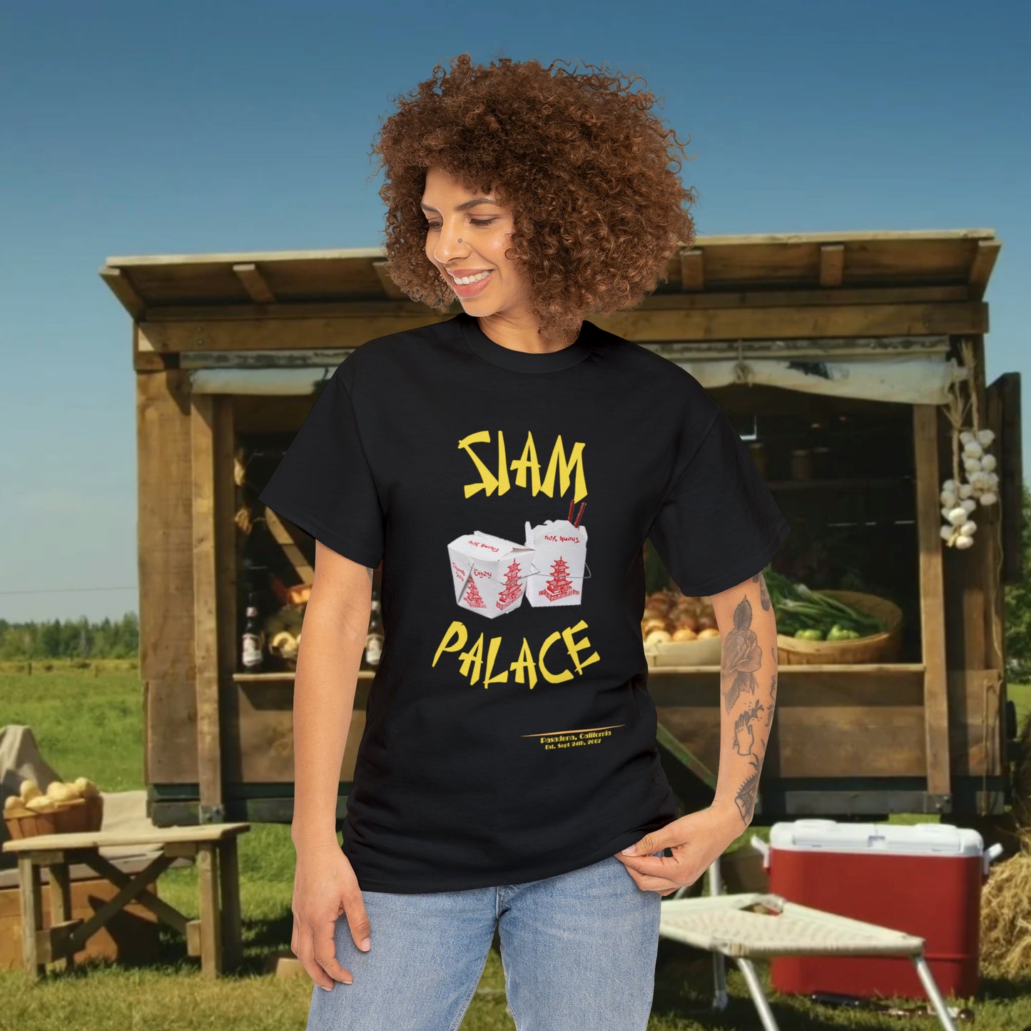 Siam Palace Established 2007 Unisex Heavy Cotton Tee