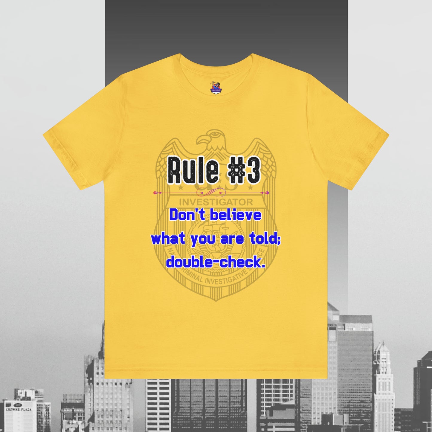 Rules of Gibbs #3 Don't Believe what you are told Unisex Jersey Short Sleeve Tee