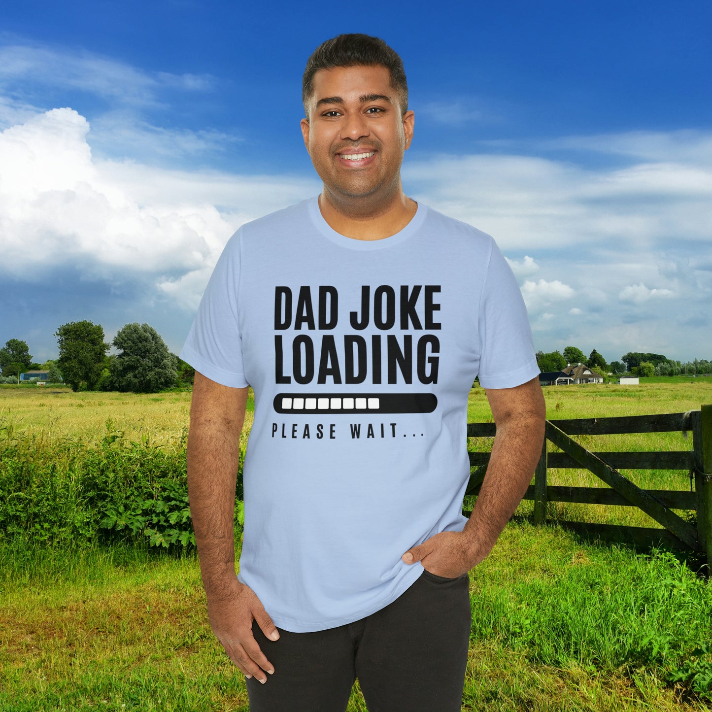 Dad Joke Loading Please Wait / Unisex Jersey Short Sleeve Tee