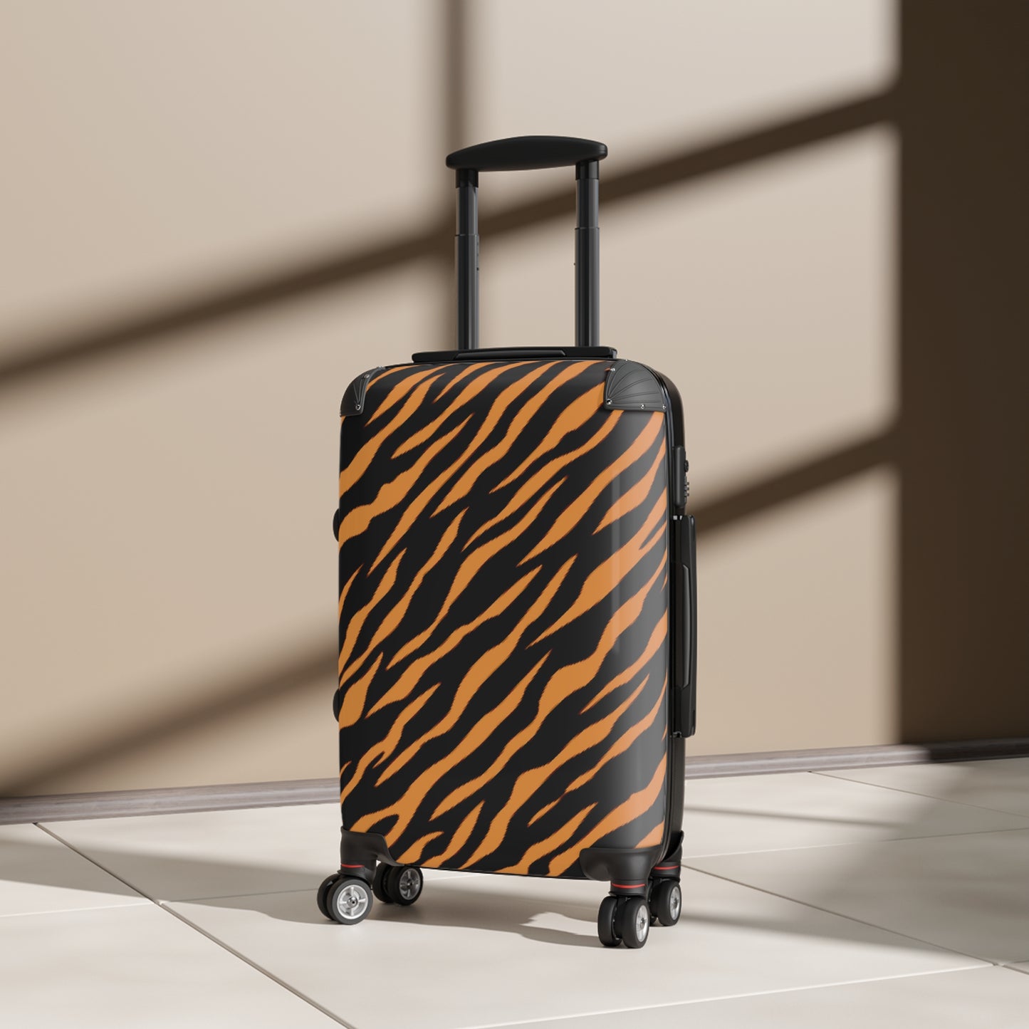 Tiger Print Suitcase